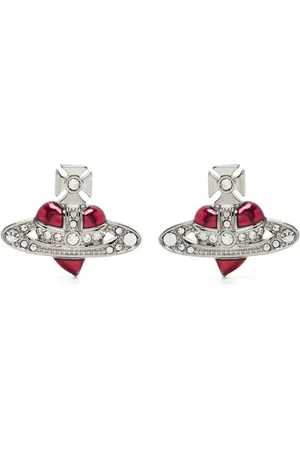 Vivienne Westwood Aretes New Diamante Heart
