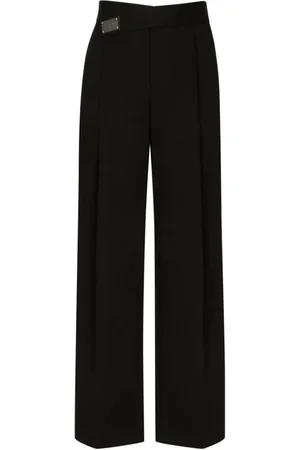 Dolce & Gabbana Pantalones con placa del logo