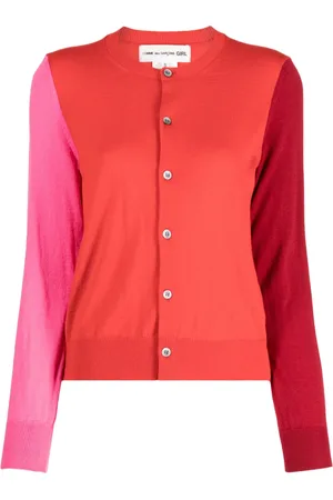 Comme des Garçons Cárdigan con diseño color block