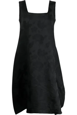 Comme des Garçons Vestido midi sin mangas en jacquard