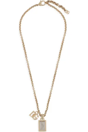 Dolce & Gabbana Collar de cadena con letras del logo