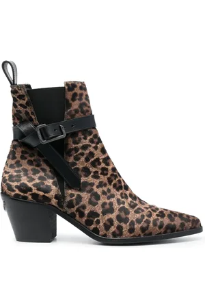 Zadig & Voltaire Botines Tyler con estampado de leopardo