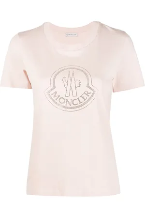 Moncler Playera con logo y detalles de cristal