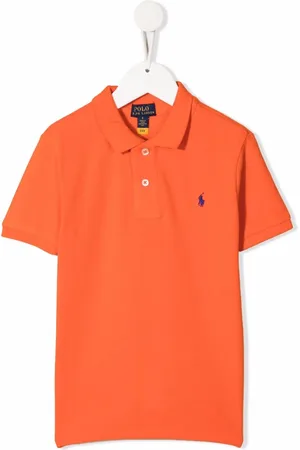 Ralph Lauren Playera tipo polo con logo bordado