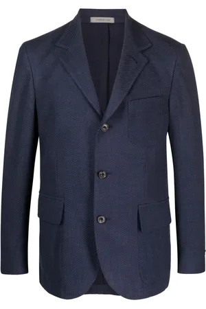 corneliani Blazer tejido con botones