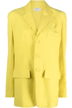 Gauchere Blazer con solapas de muesca y botones