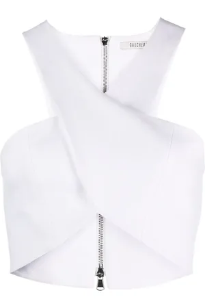 Gauchere Top con diseño cruzado