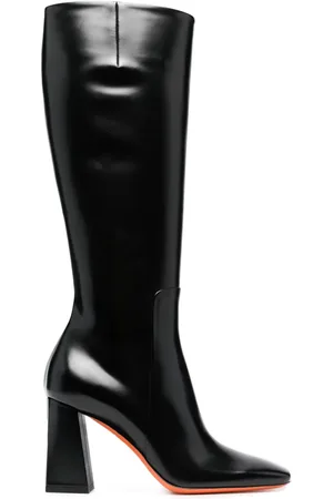 santoni Botas con puntera cuadrada y tacón de 85mm