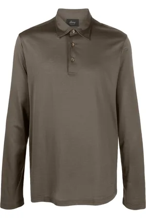 BRIONI Playera tipo polo manga larga