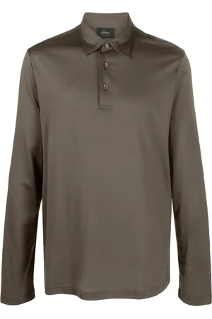 BRIONI Playera tipo polo manga larga
