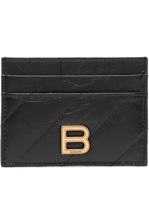 Balenciaga Tarjetero con placa del logo