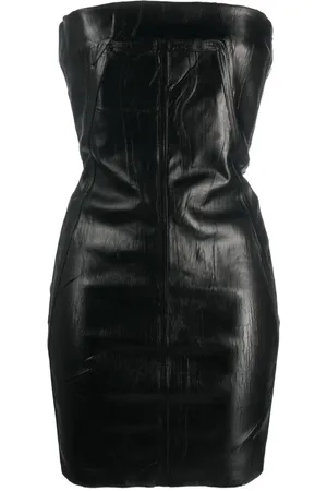 Rick Owens Vestido corto estilo strapless