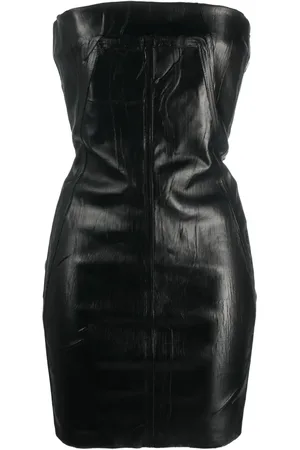 Rick Owens Vestido corto estilo strapless