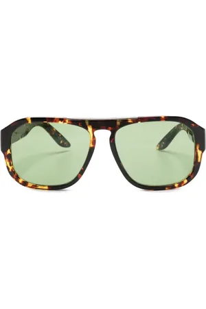 Givenchy Lentes de sol con armazón estilo piloto y logo estampado