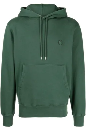 Maison Kitsuné Hoodie con parche del logo