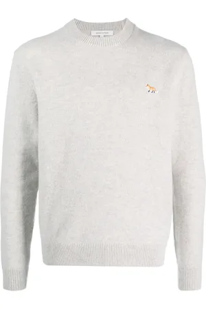 Maison Kitsuné Suéter con parche del logo