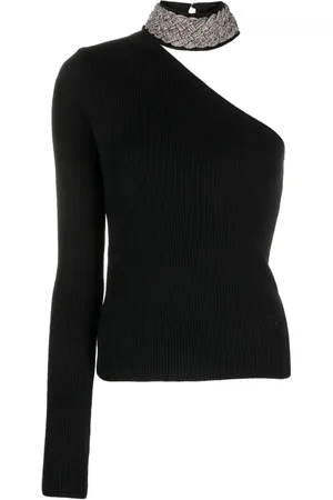 GIUSEPPE DI MORABITO Top con detalles de strass