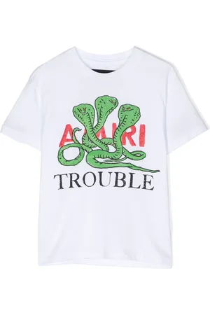 AMIRI Playera con estampado Trouble