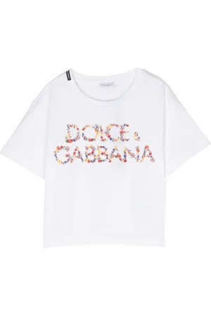 Dolce & Gabbana Playera con logo y estampado floral