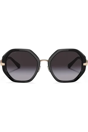 Bvlgari Lentes de sol con armazón redonda