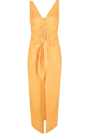 Nanushka Vestido midi con diseño drapeado