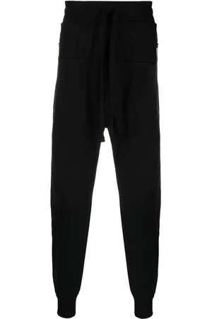 THOM KROM Pantalones tapered con cordones en la pretina
