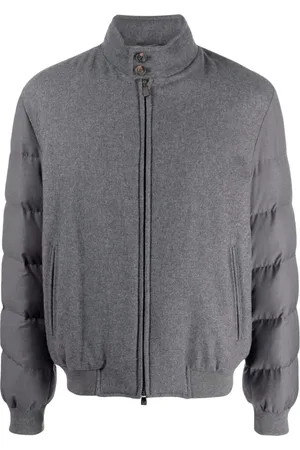 corneliani Chamarra bomber con cuello de tortuga