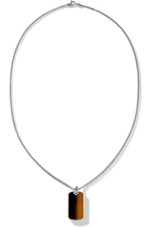 John Hardy Collar de cadena con dije ID