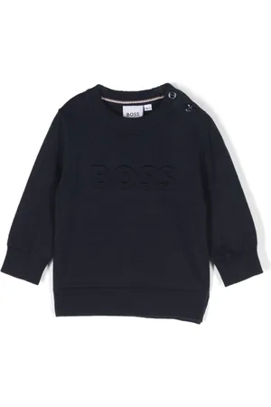 HUGO BOSS Suéter con logo en relieve