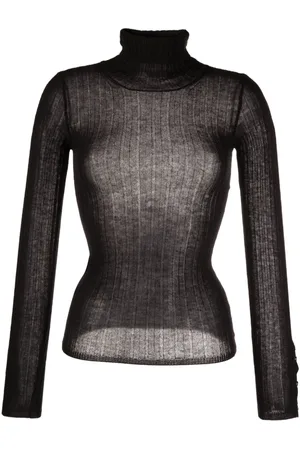 Durazzi Milano Top de cachemira con cuello vuelto