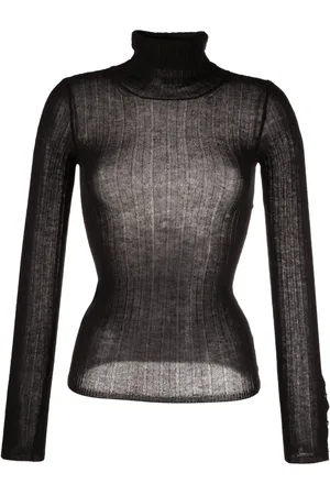 Durazzi Milano Top de cachemira con cuello vuelto