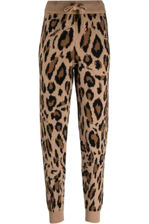 JOSHUA SANDERS Pants tejidos con motivo animal