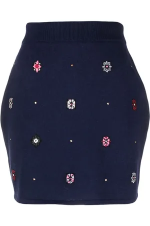 Barrie Falda recta con motivo floral