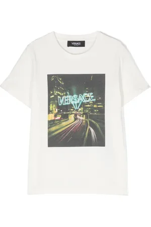 VERSACE Playera con logo estampado