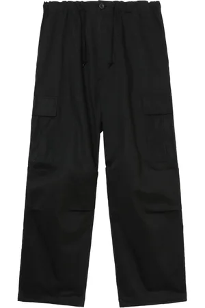 Comme des Garçons Pantalones rectos con cordones en la pretina