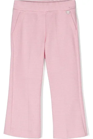 MONNALISA Pantalones acampanados con motivo pied de poule