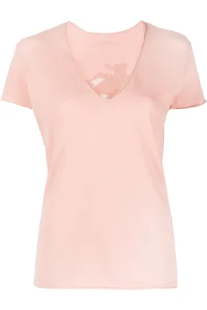 Zadig & Voltaire Playera con encaje floral