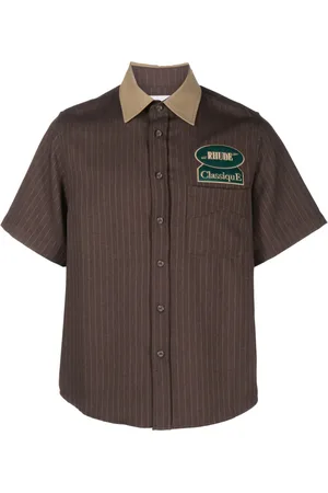 Rhude Camisa con rayas estampadas