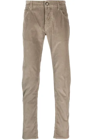 Jacob Cohen Pantalones slim con abertura