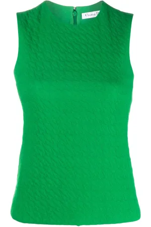 Dior Top con motivo pied de poule 2010