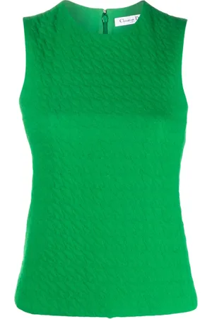 Dior Top con motivo pied de poule 2010