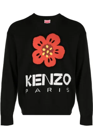 Kenzo Suéter con motivo Boke Flower