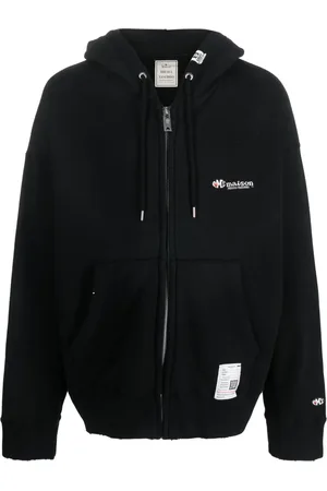 Maison Mihara Yasuhiro Hoodie con logo bordado