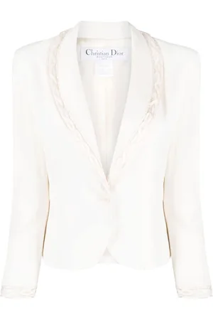Dior Blazer con solapas de esmoquin 1990