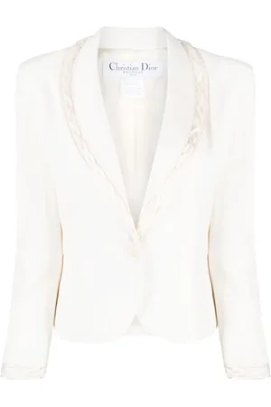 Dior Blazer con solapas de esmoquin 1990