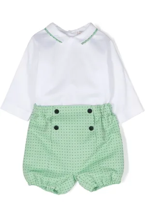 LA STUPENDERIA Shorts con lunares estampados