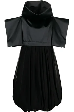 Comme des Garçons Vestido midi con mangas anchas