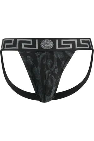 VERSACE Jockstrap con estampado Barocco