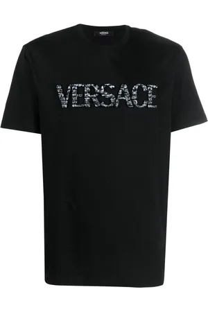 VERSACE Playera con cocodrilo estampado