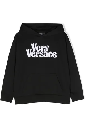 VERSACE Hoodie con logo estampado